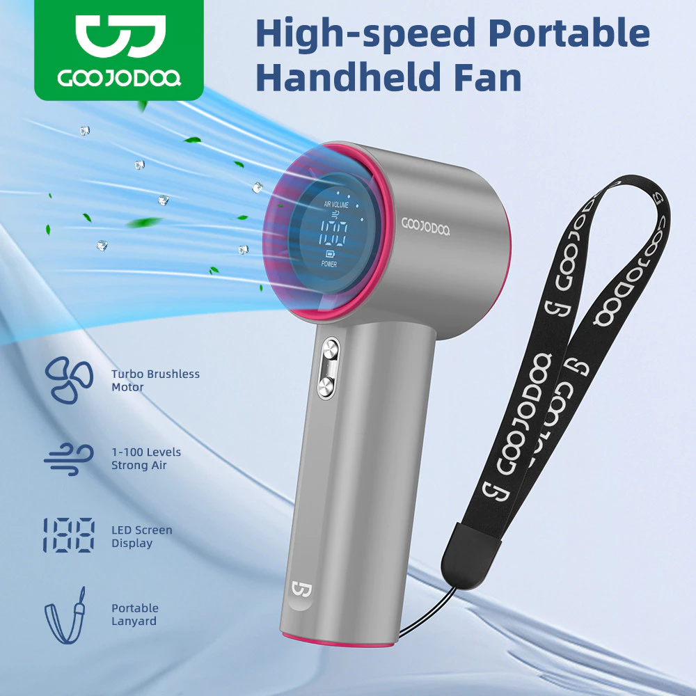 Quạt mini GOOJODOQ 4000 mAh di động