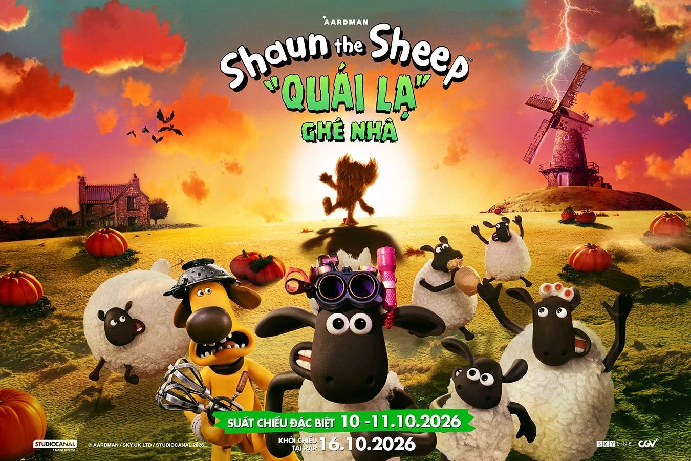 Shaun the Sheep: Quái Lạ Ghé Nhà có đáng ra rạp dịp Halloween? Điểm mạnh, điểm yếu theo nhận xét quốc tế