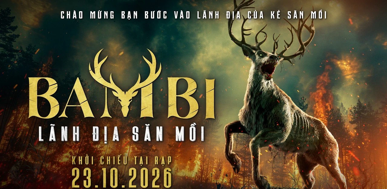 Bambi: L&atilde;nh địa săn mồi ra rạp Việt, nai hiền h&oacute;a qu&aacute;i vật săn người
